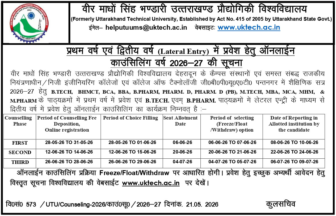 Admission Poster